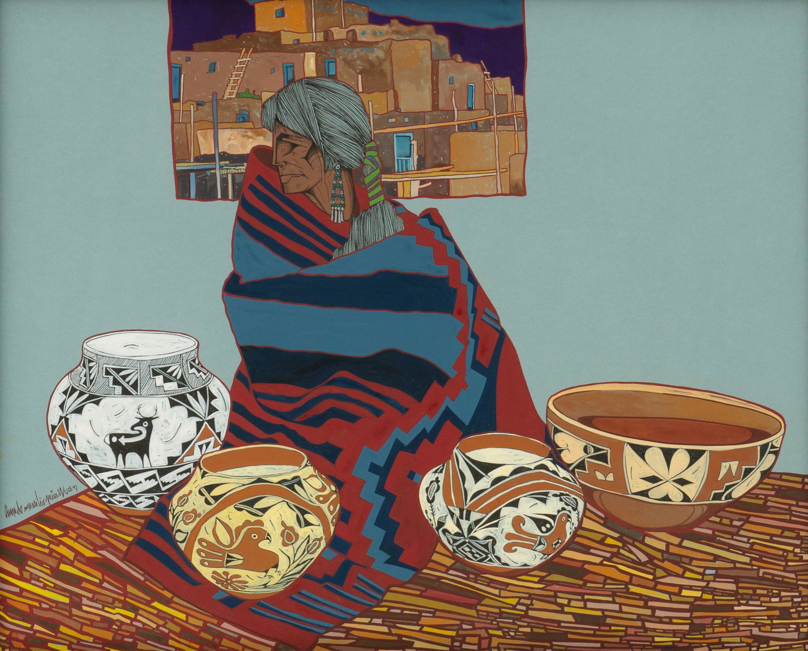 Amado Maurillo Pena, "Ella con Cuatro del Pueblo", 2008 (1 of 8)