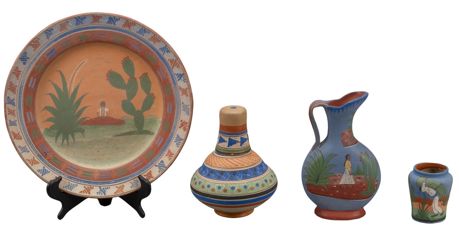 Assortment of Painted Mexican Ceramics (1 of 9)
