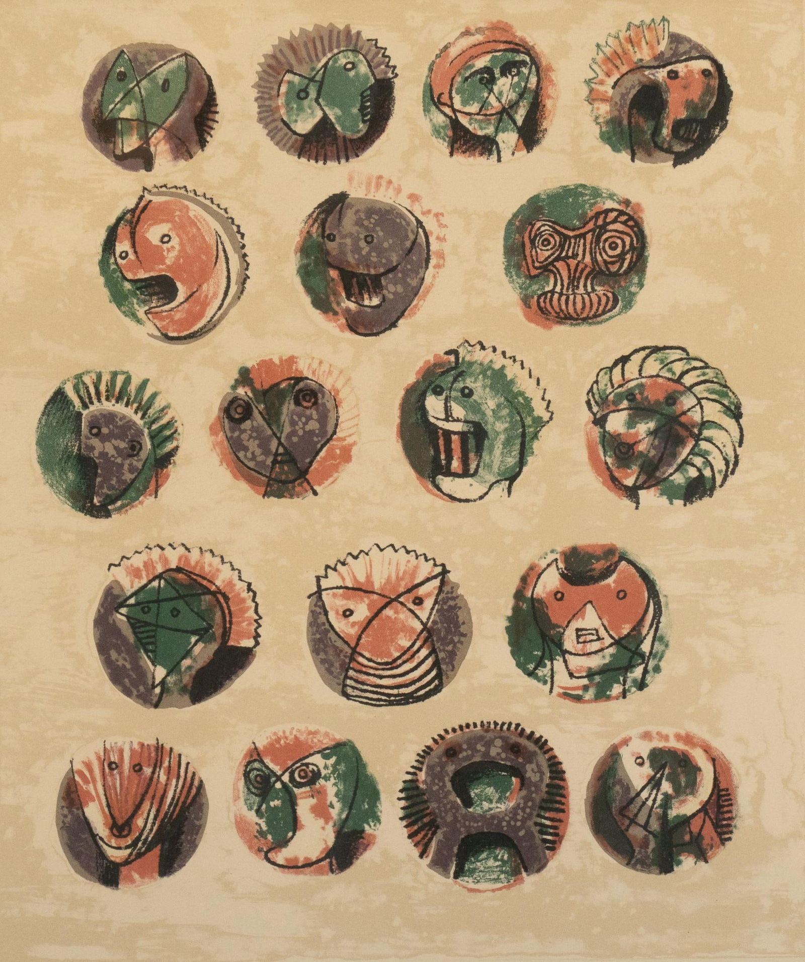 Henry Moore, "Studies for Helmet (Pallas Heads)", 1973 (1 of 5)