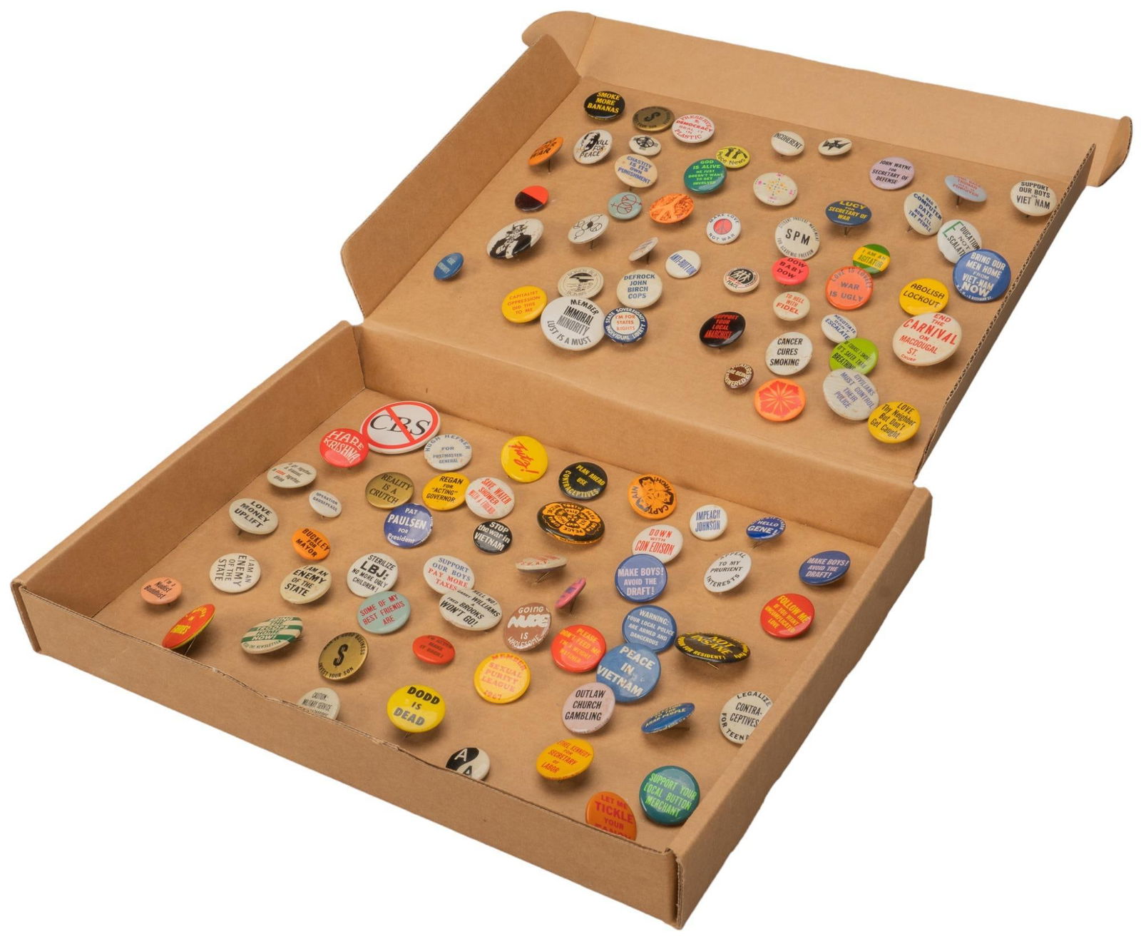 Collection of Vintage Political Pinback Buttons (1 of 6)