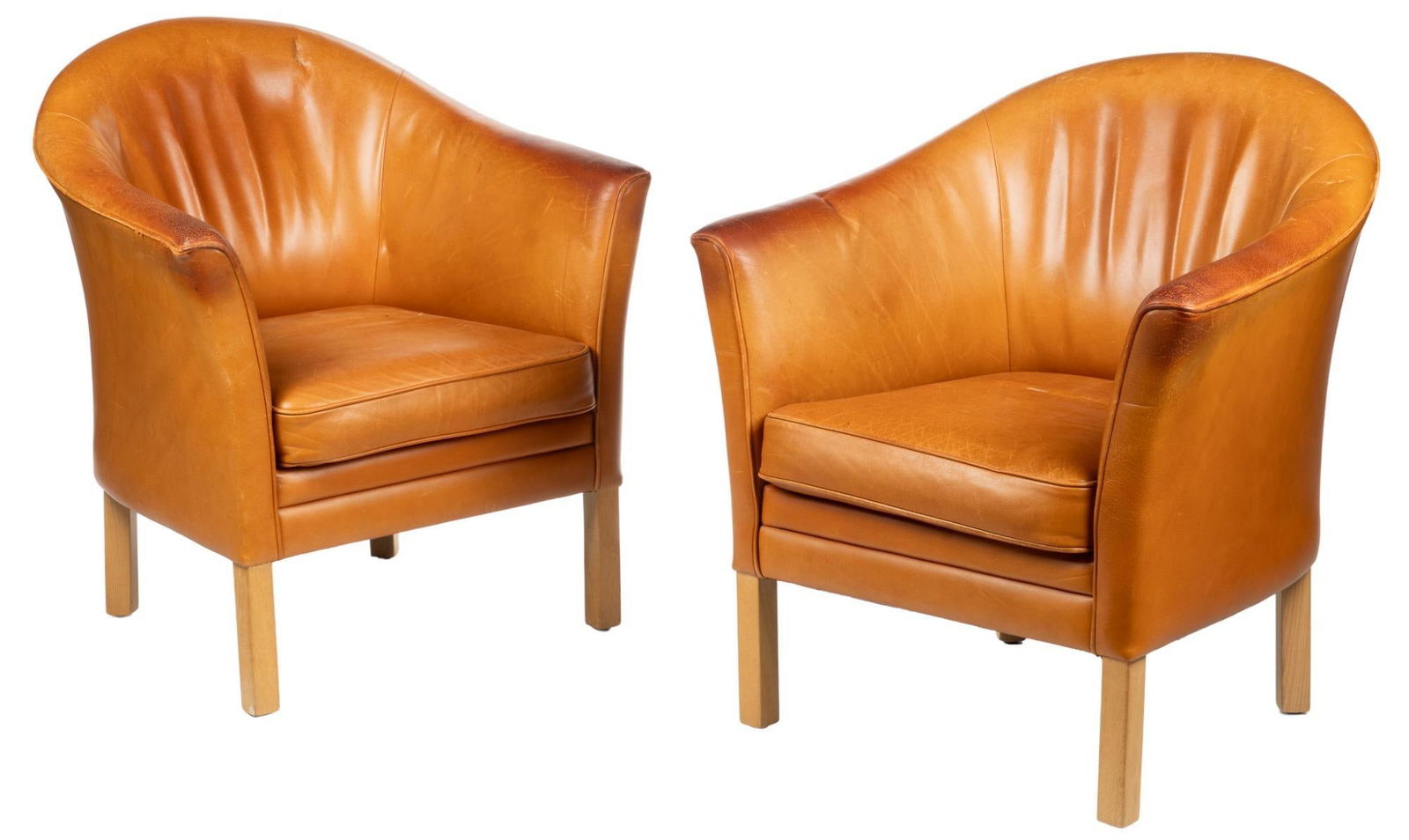 (2) Mogens Hansen (Denmark) "Queen" Lounge Chairs (1 of 8)