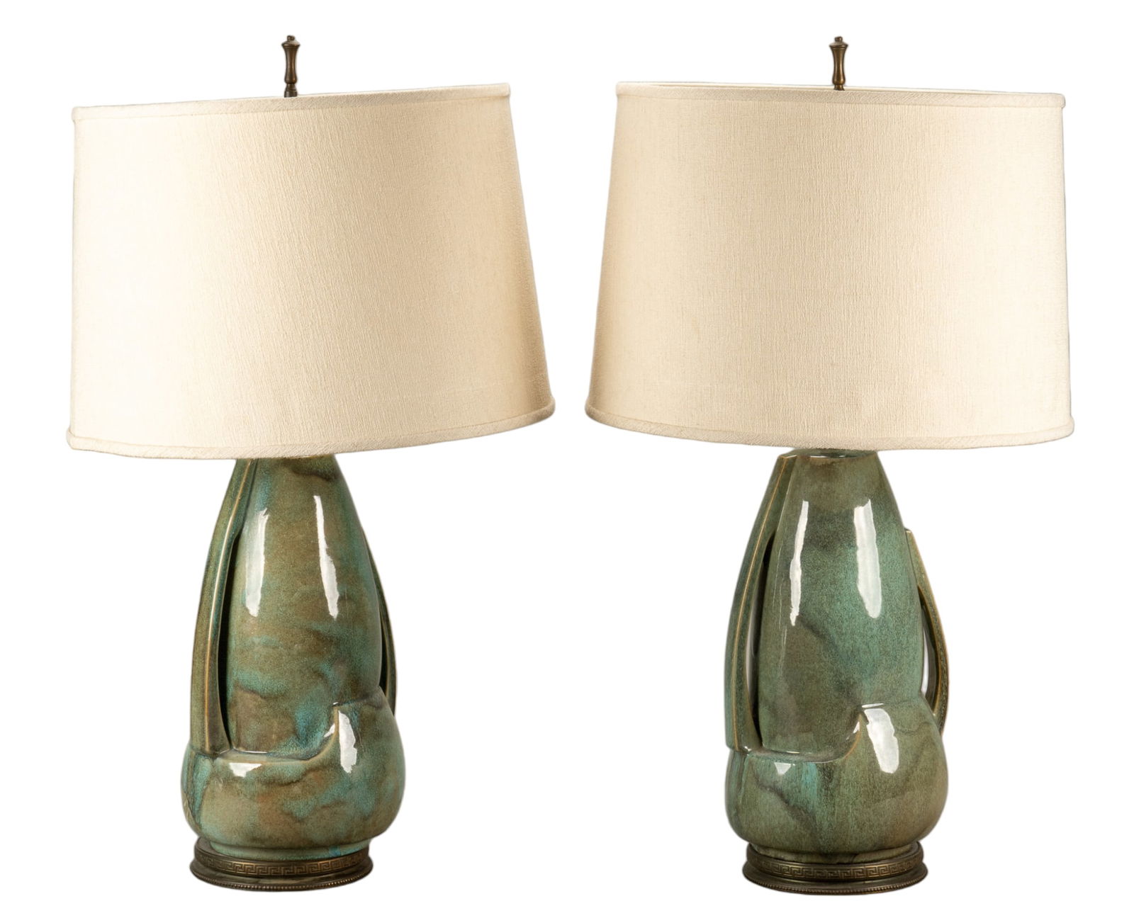 Pair of Ceramic Table Lamps (1 of 5)