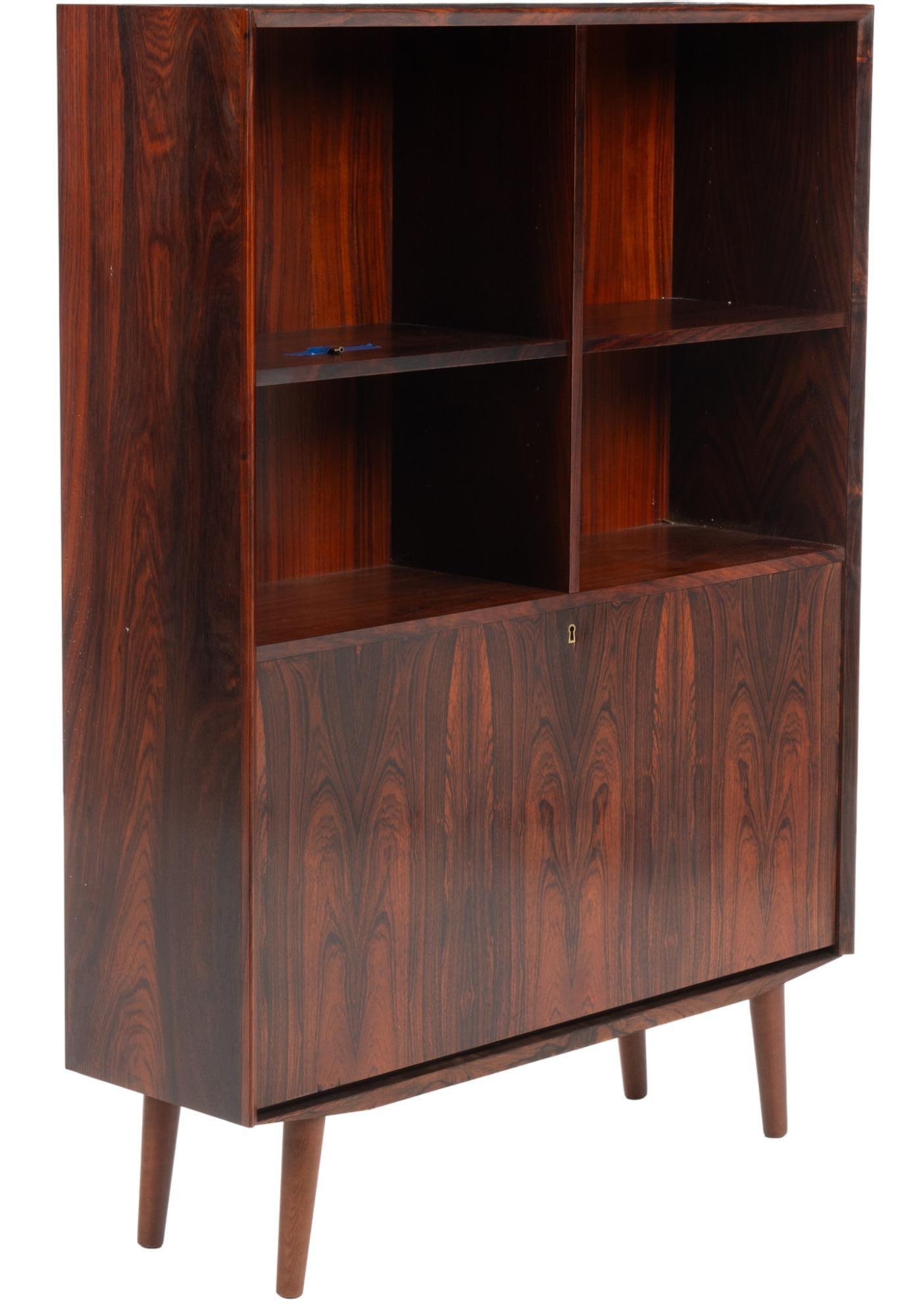 Brouer (DNK) Mid-Century Rosewood Bookcase Credenza (1 of 9)