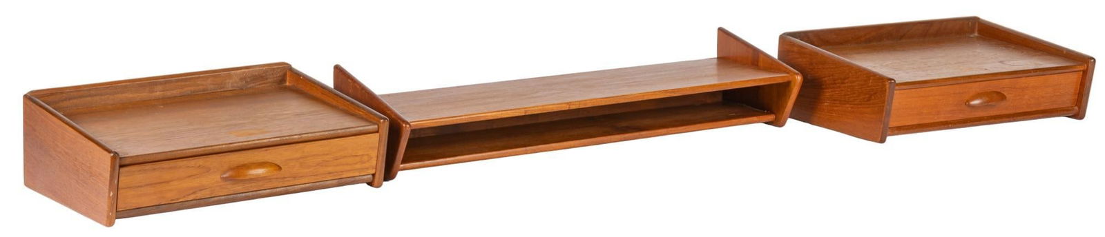 Set of (3) Danish Mid-Century Floating Shelves (1 of 5)