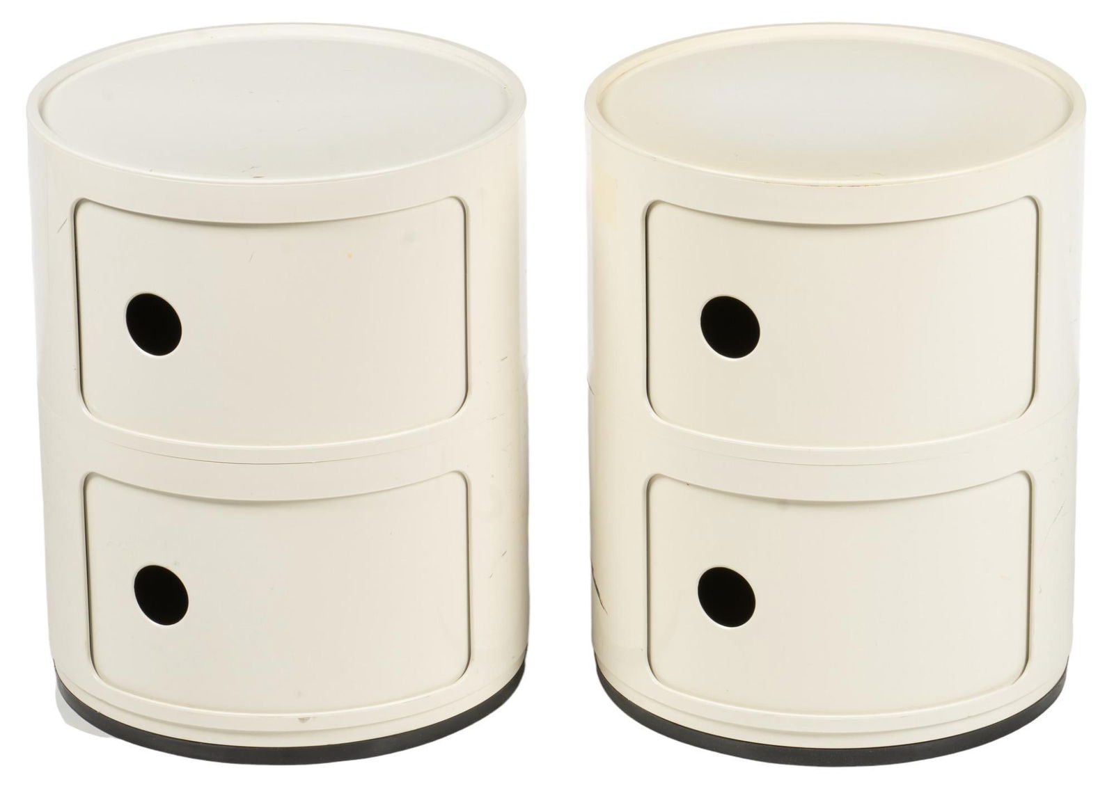 (2) Kartell Componibili (ITA) 2 Tier End Tables (1 of 7)