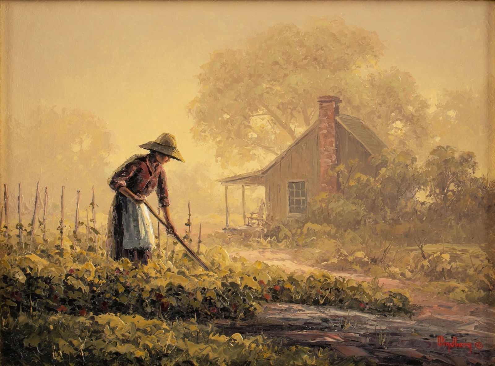 Dalhart Windberg, Woman in a Garden (1 of 5)