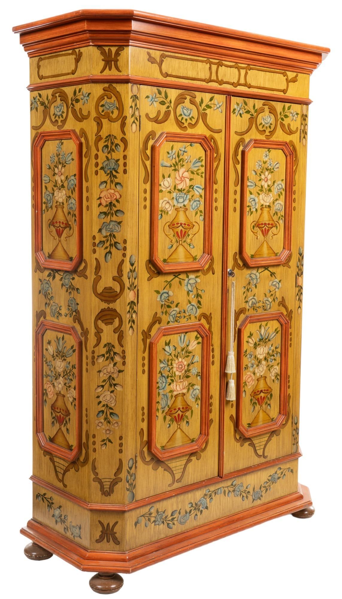 Scandinavian Folk Art Armoire (1 of 9)