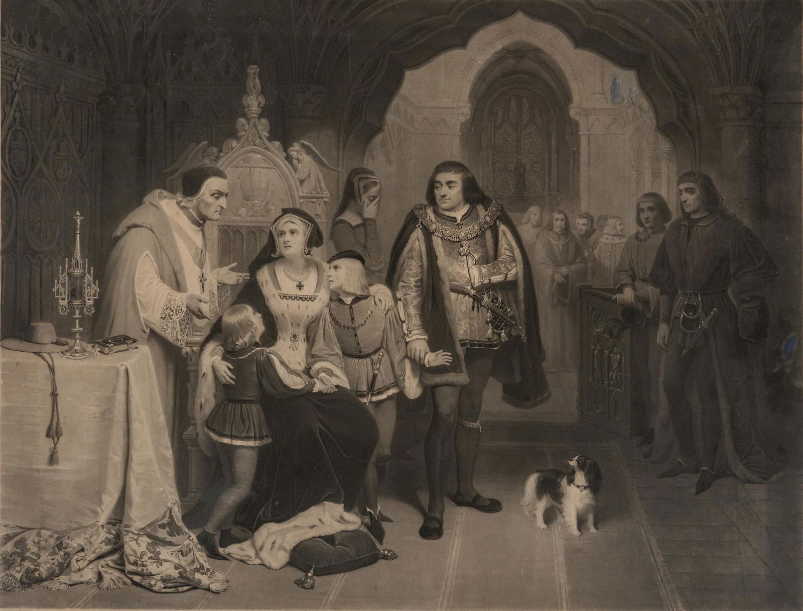 "Les Enfants d'Edouard Separes de leur Mere", 1842 (1 of 7)