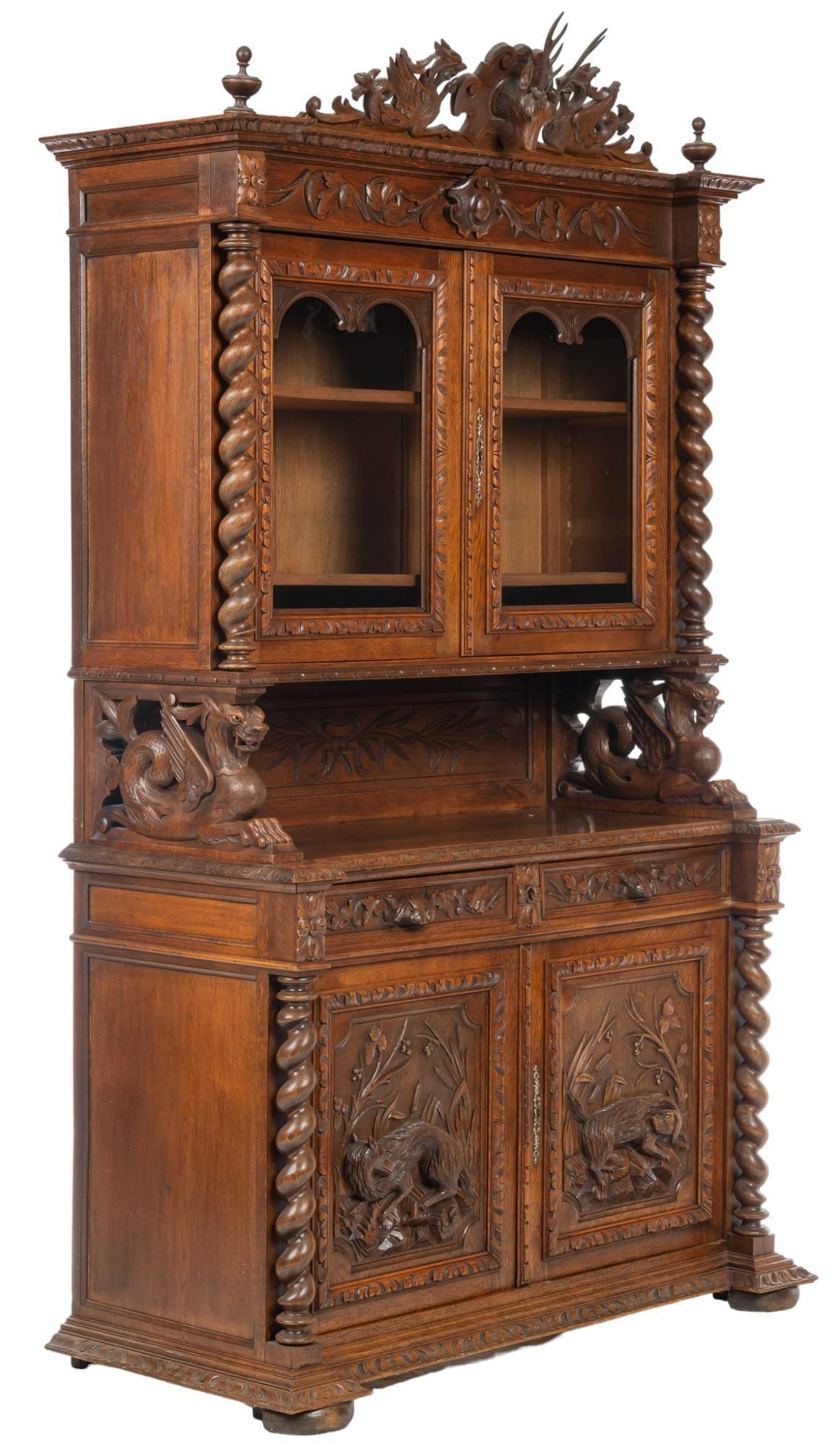 Henri II Style Cabinet (1 of 8)