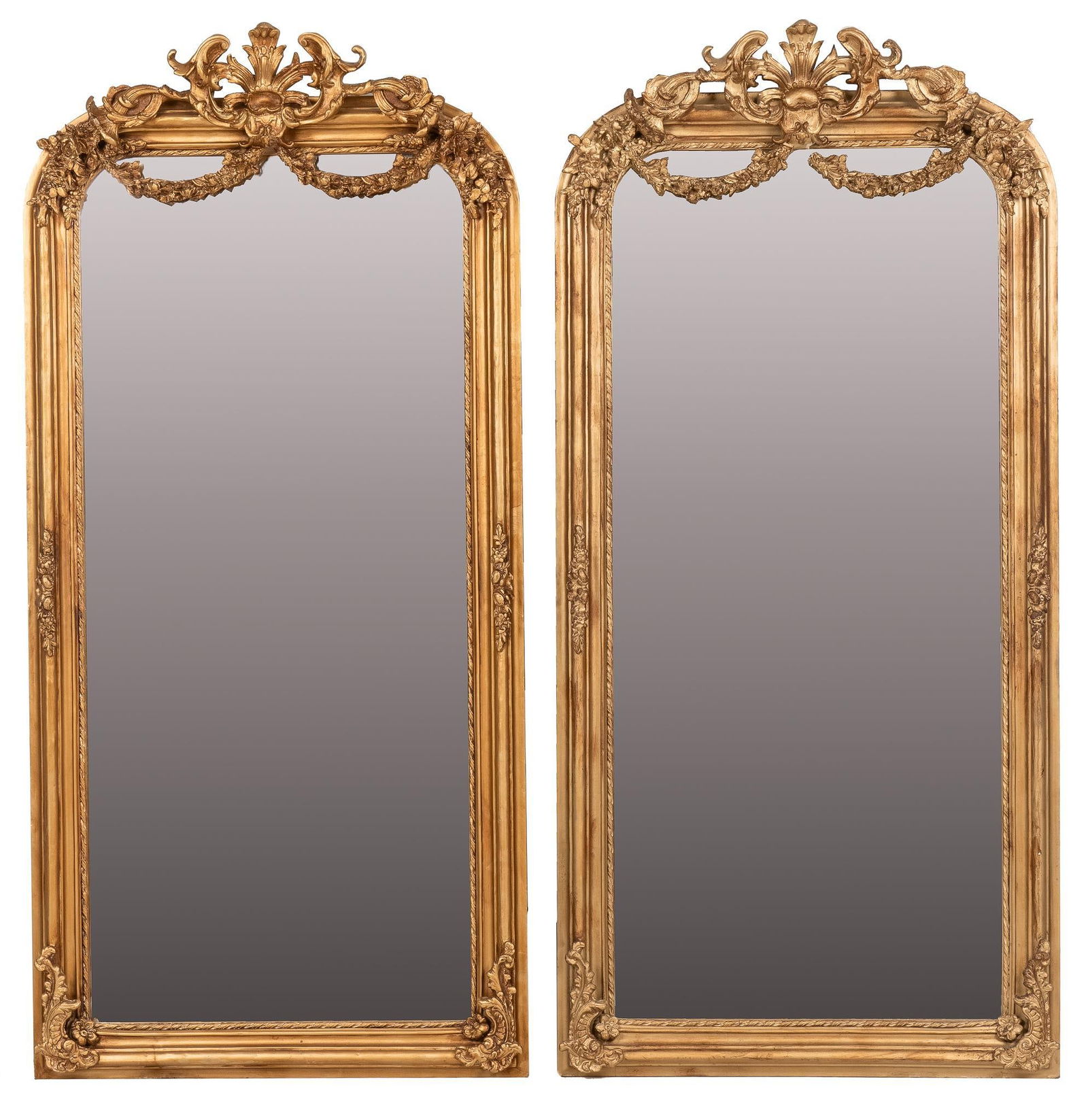 Pair of Louis XV Style Wall Mirrors (1 of 6)