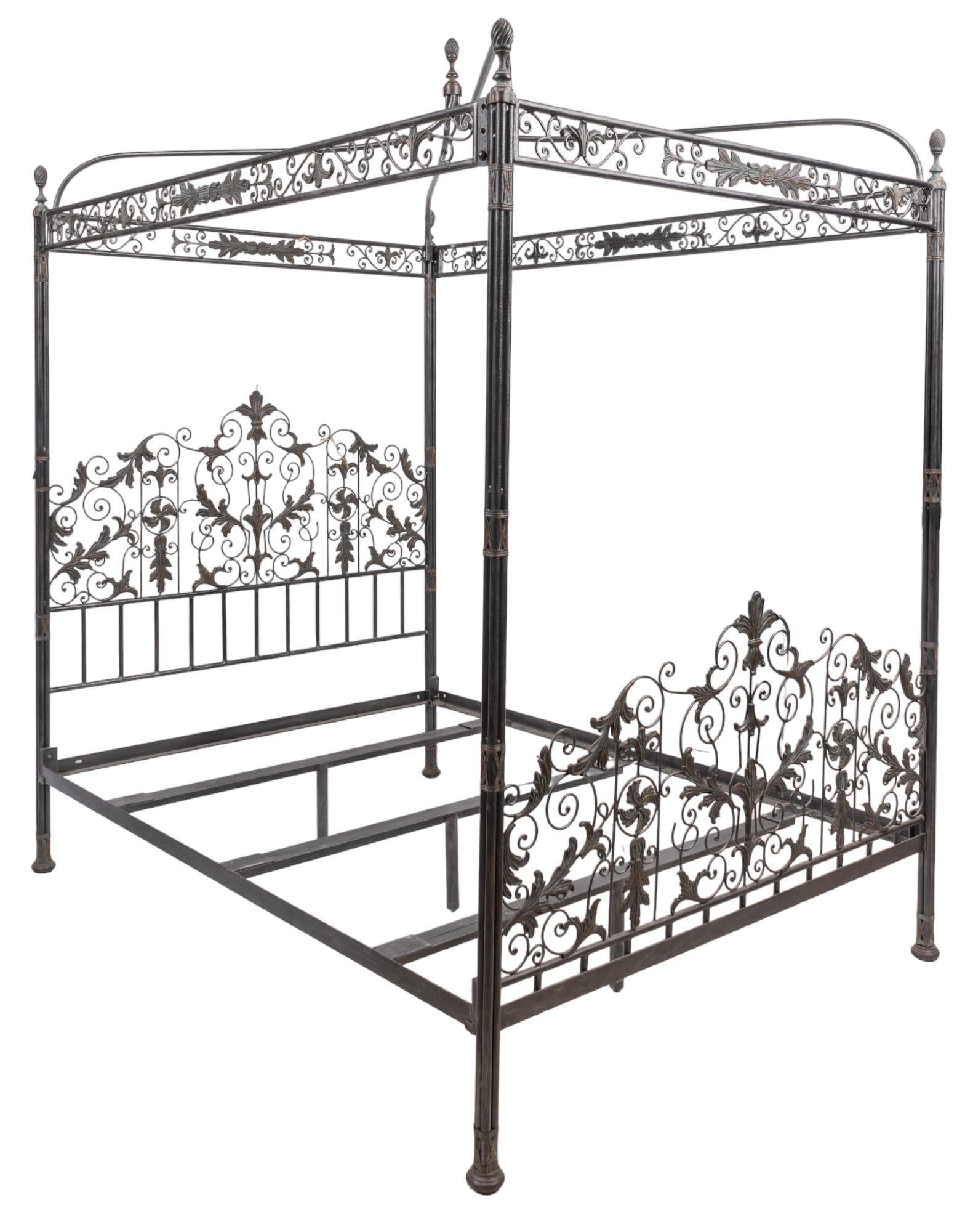 Metal Canopy Bed (1 of 5)