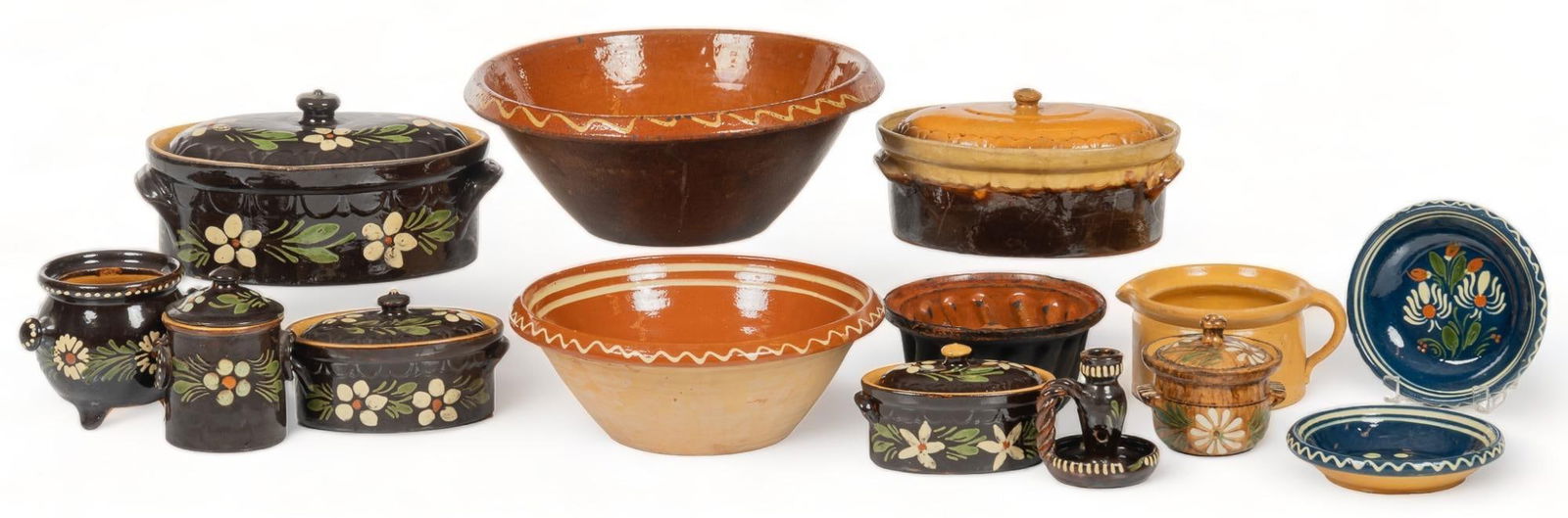 Collection of (14) European Kitchen Ceramics (1 of 6)