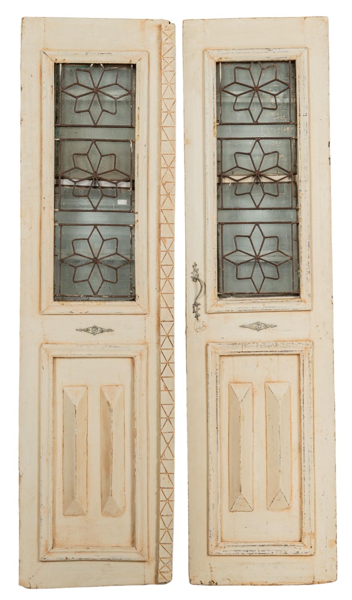 Pair of Rustic French Panel Doors (1 of 6)
