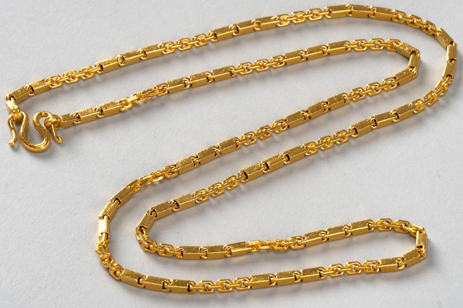 22K Gold Mix-Link Chain 24" (1 of 7)