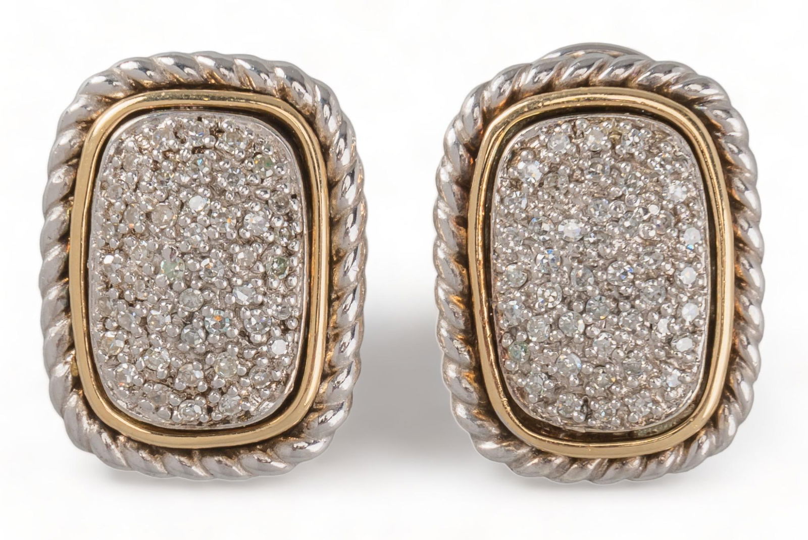 Pair of David Yurman Albion Diamond Earrings (1 of 6)