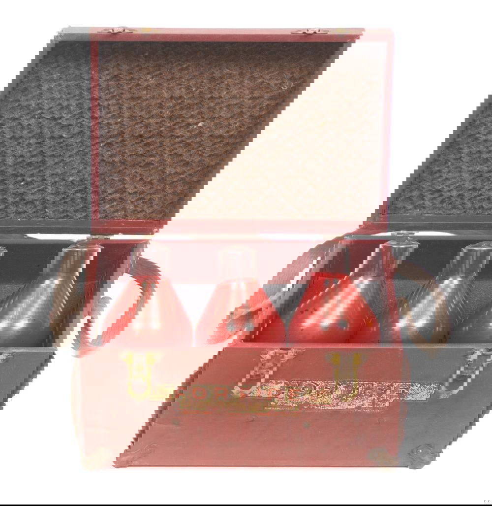 Rustic Fire Extinguisher Balls With Case Auction