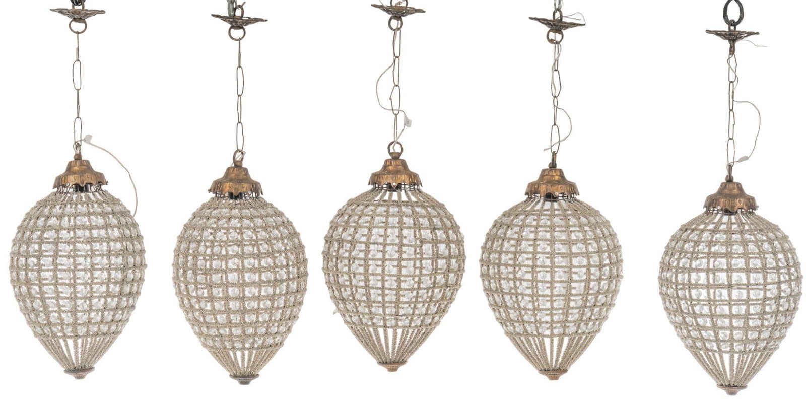 Set of (4) French Empire Style Chandeliers (1 of 9)