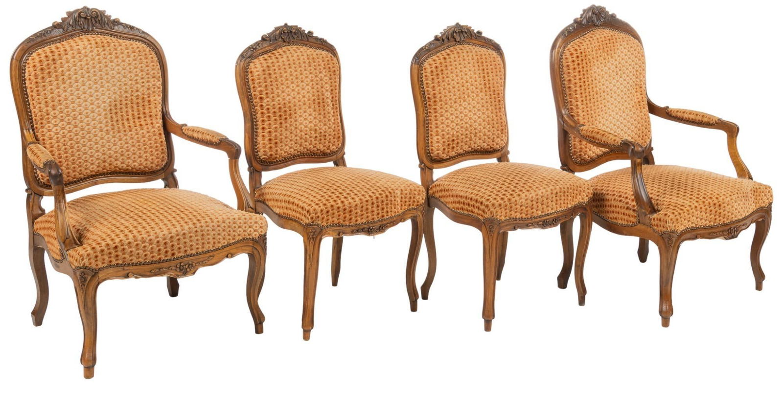Set of (4) Louis XV Style Armchairs (1 of 6)