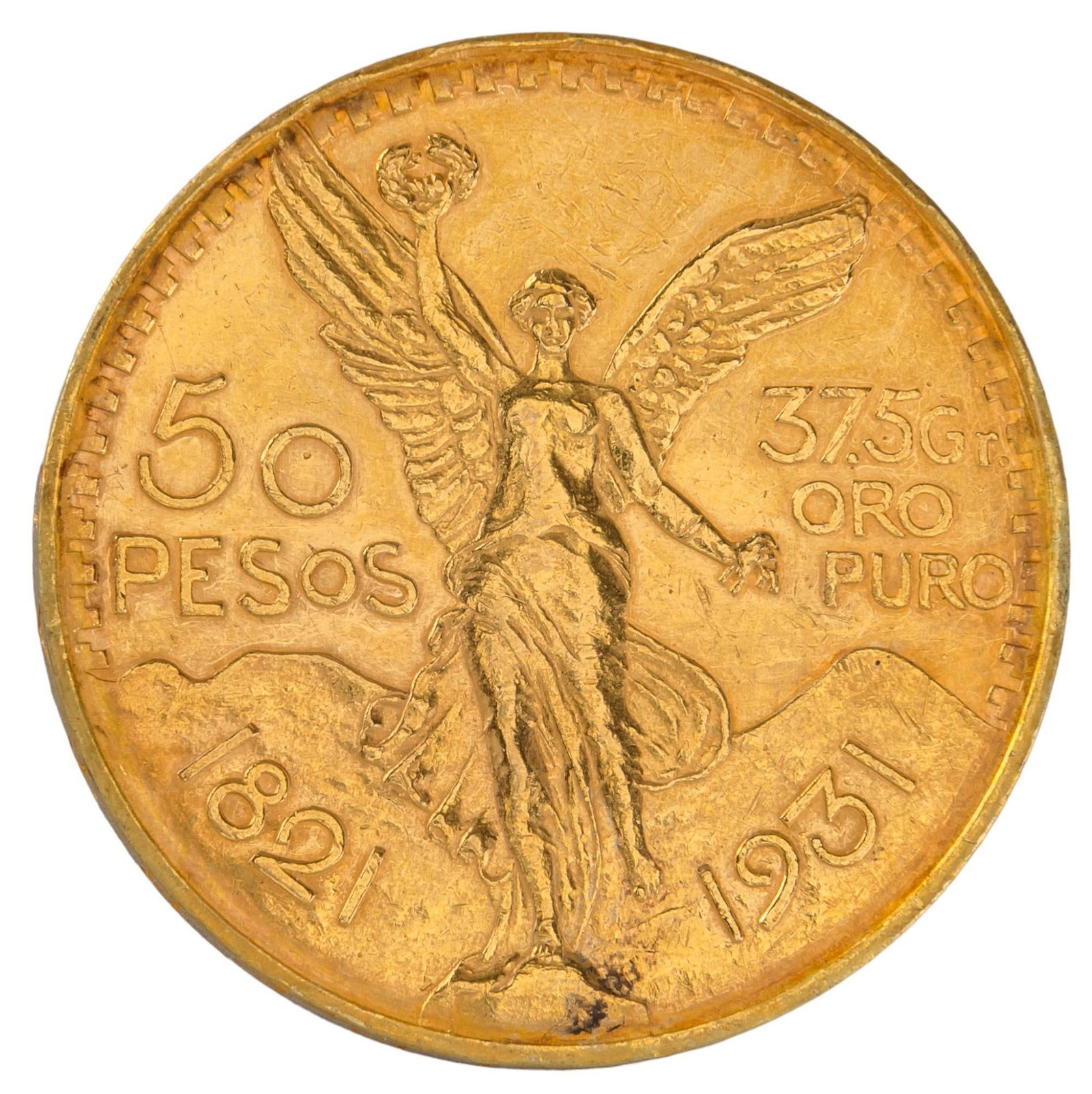 Mexican Gold 50 Pesos Coin (1 of 2)