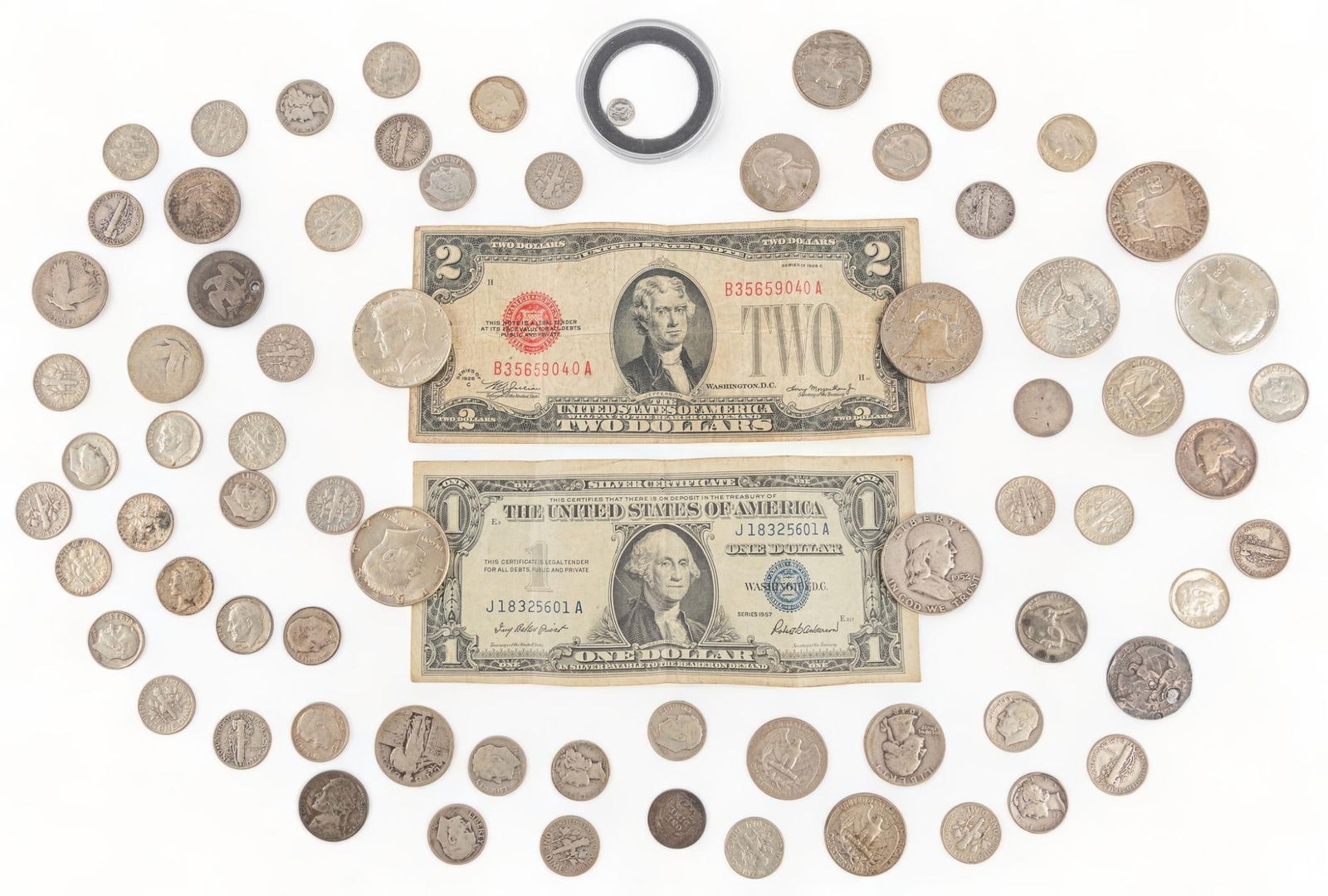 Collection of US Coins & Currency (1 of 5)