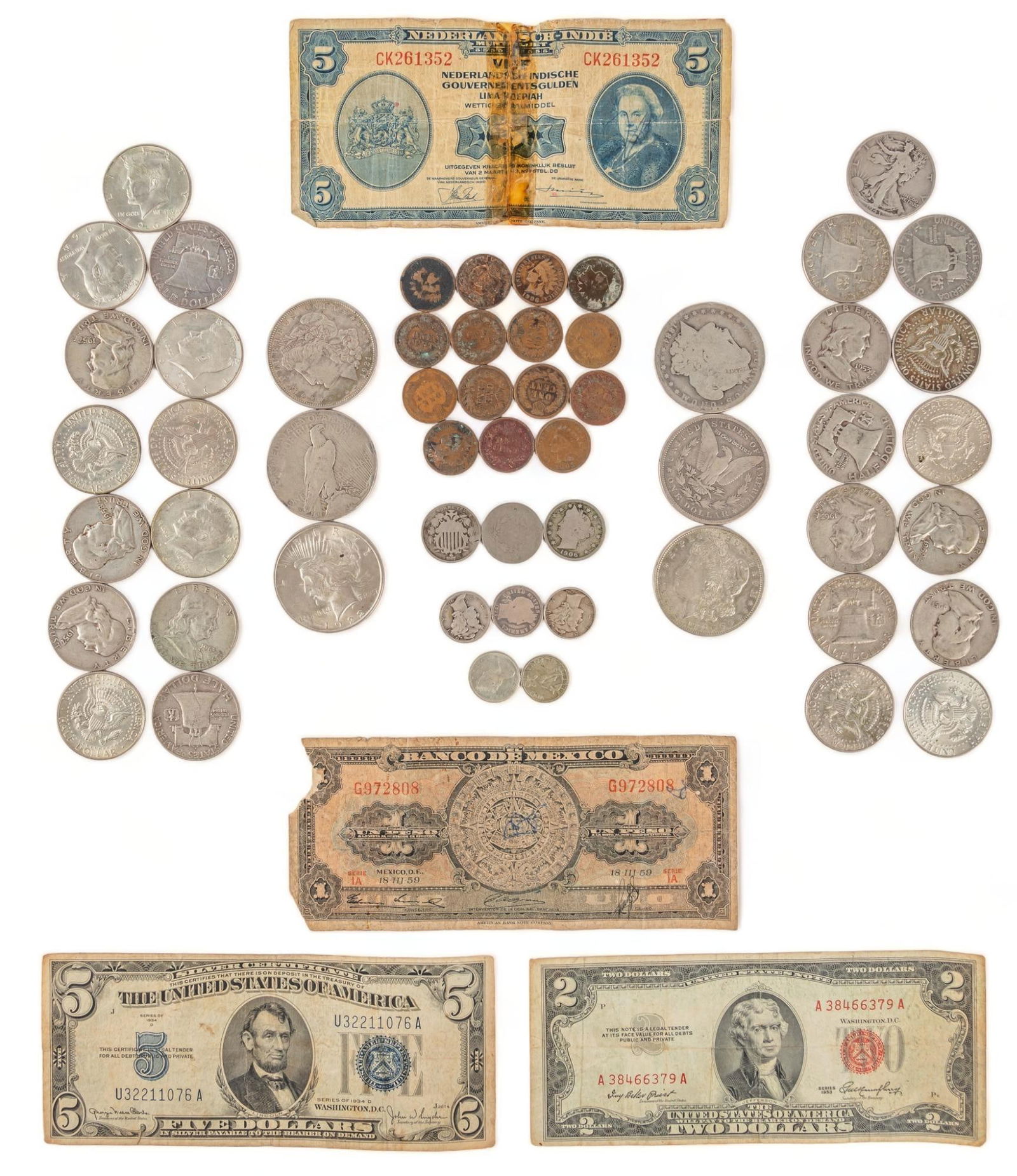 Collection of US Coins & Currency (1 of 9)