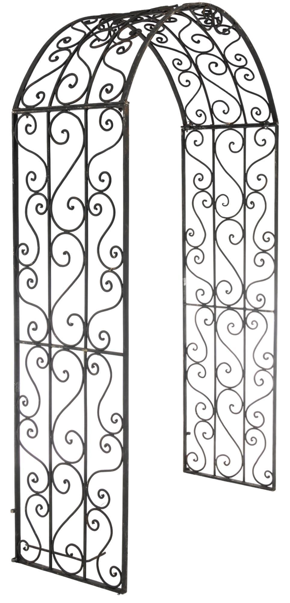 Wrought Iron Garden Arbor (1 of 7)