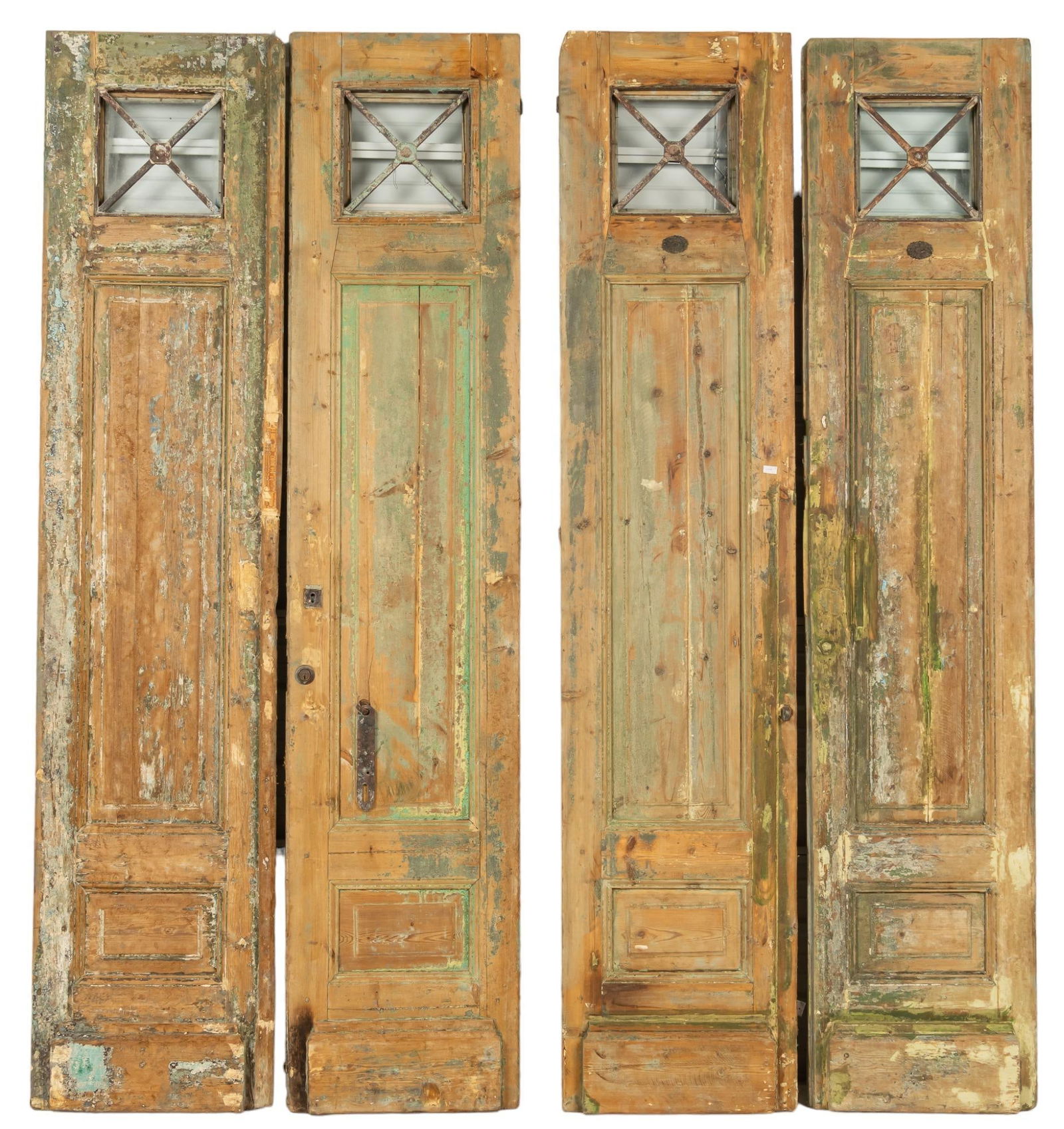 (2) Pairs of Rustic French Panel Doors (1 of 8)