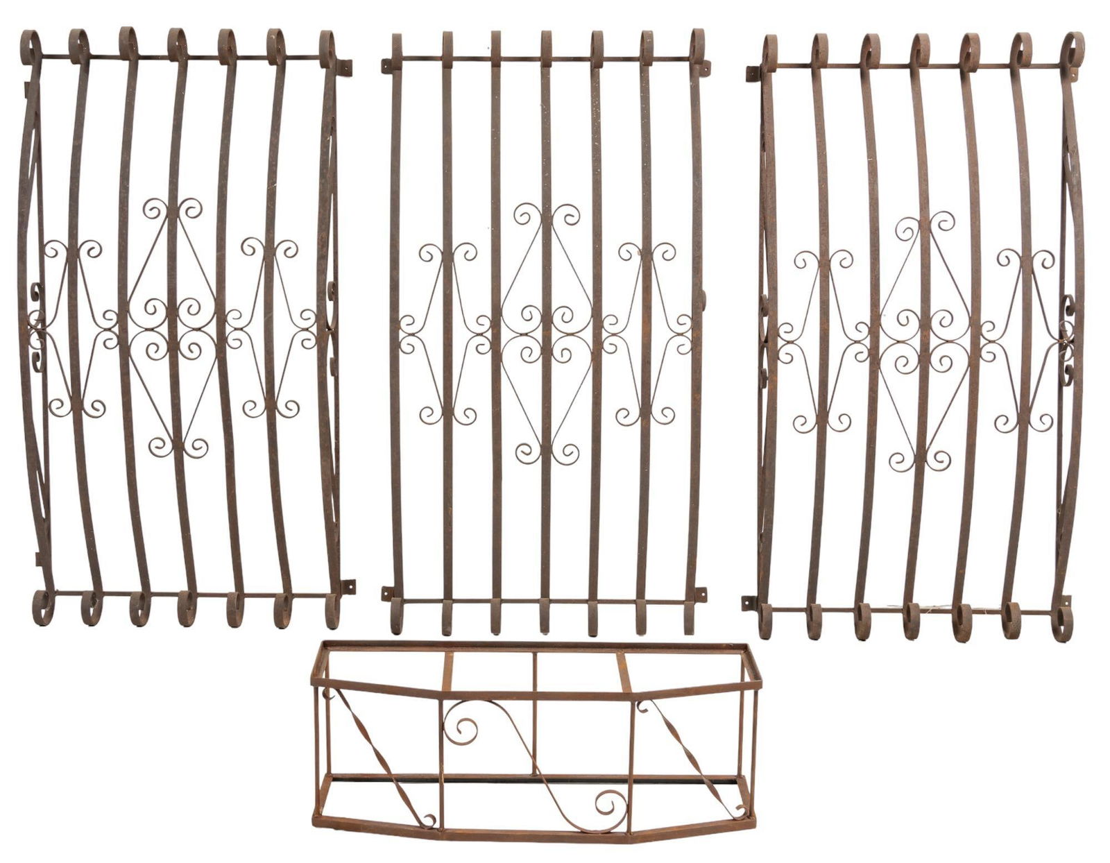 (4) Wrought Iron Grates (1 of 5)