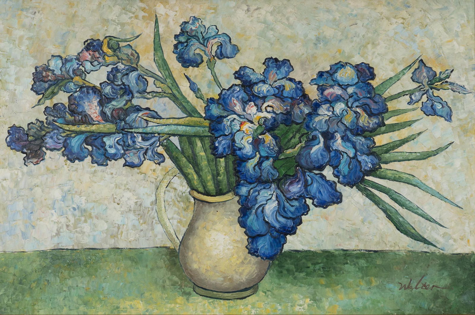 Signed Walter, Iris Bouquet (1 of 4)