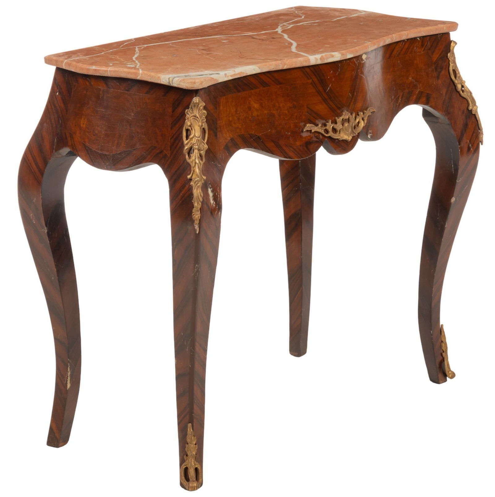 Louis XVI Style Marble Top Console (1 of 7)