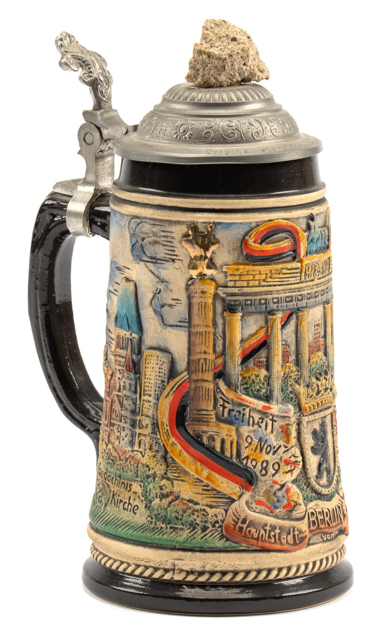 Limited Ed. Westerwald (DEU) Berlin Wall Ceramic Stein (1 of 9)