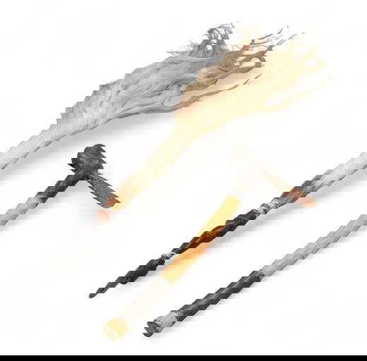 (2) African Fly Swatter And War Axe