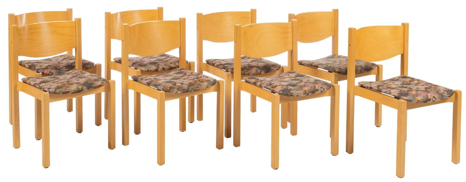 Set of (8) Hiller (DNK) Mid-Century Dining Chairs (1 of 6)