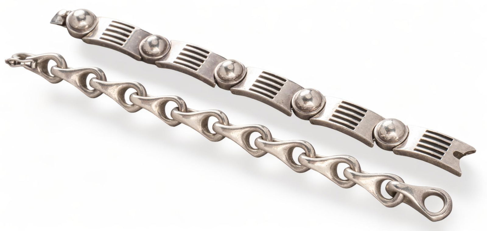 (2) Zina Sterling Silver Bracelets 8" (1 of 5)