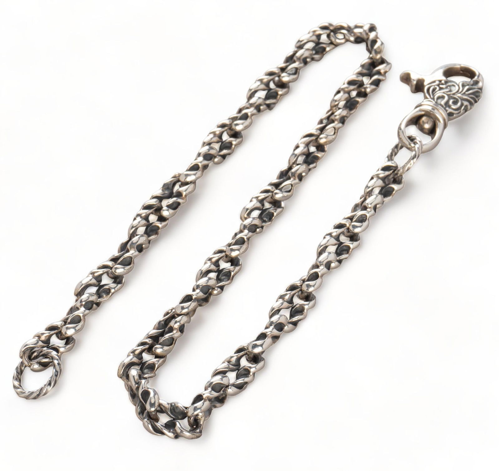 Sterling Silver Twist Rope Chain (1 of 5)