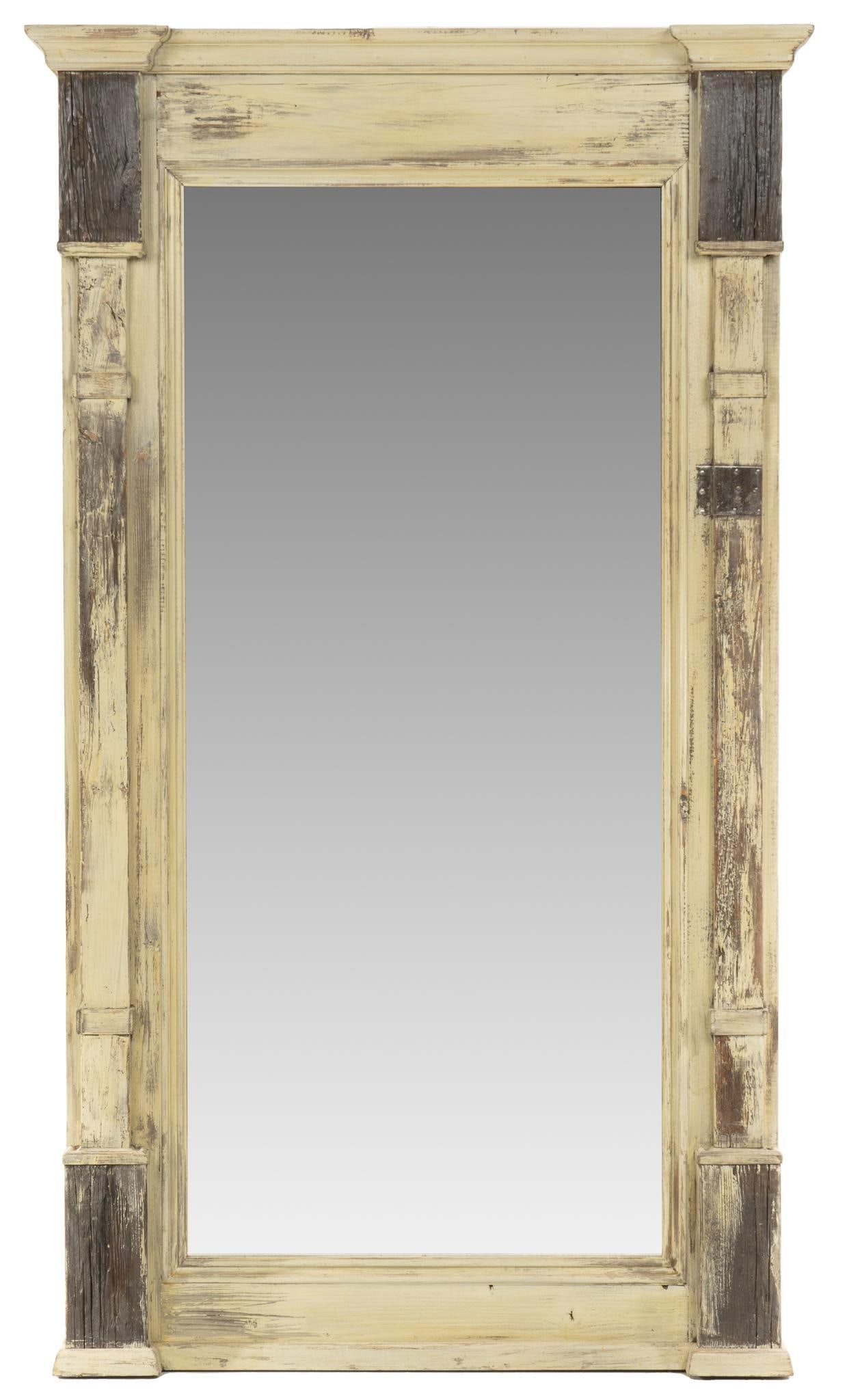 Rustic Painted Full Length Mirror (1 of 3)