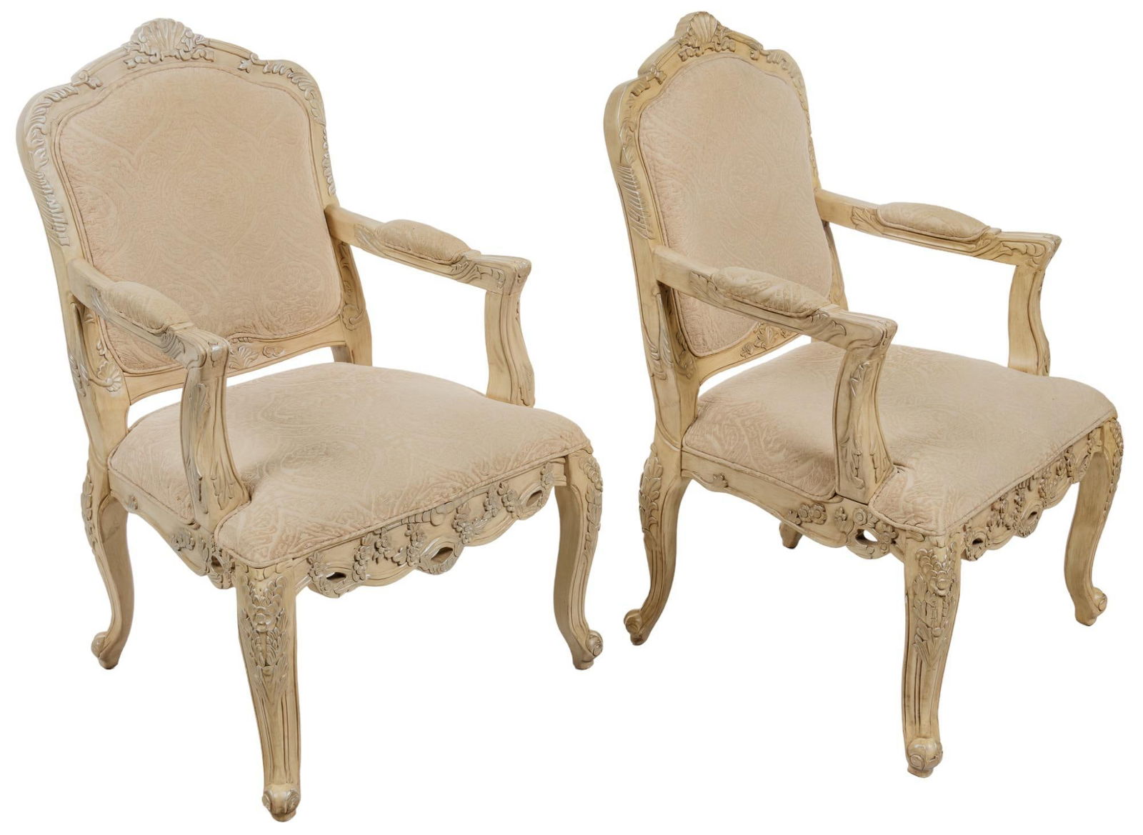 Pair of French Fauteuil Chairs (1 of 5)