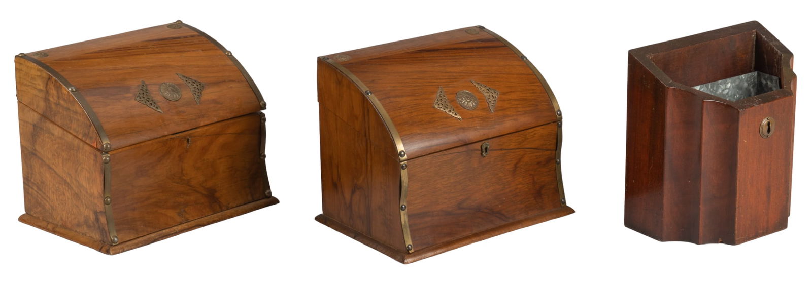 (3) Wooden Mail Boxes (1 of 7)