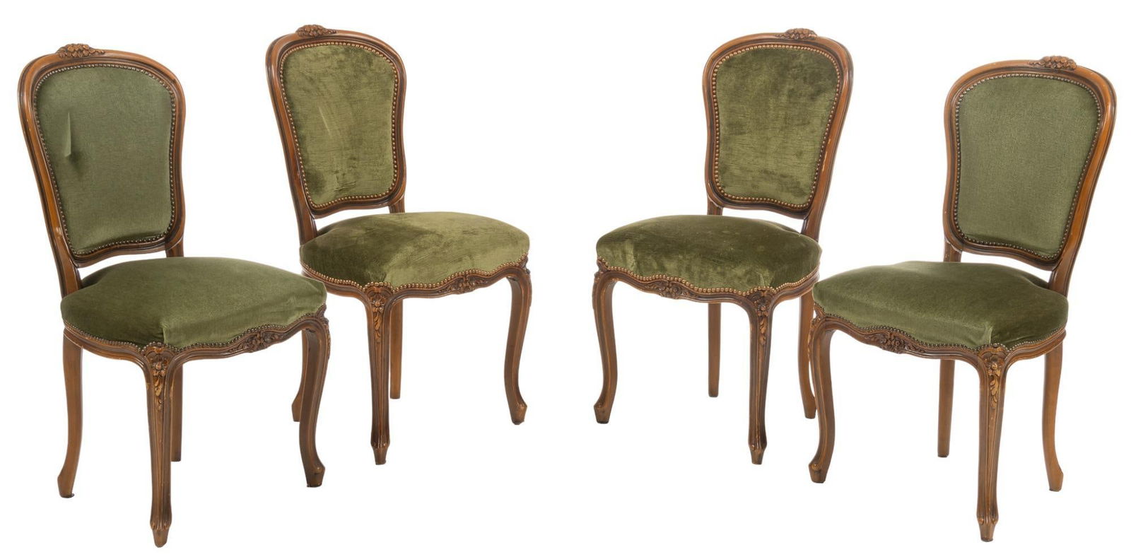 Set of (4) Louis XV Style Chairs (1 of 5)