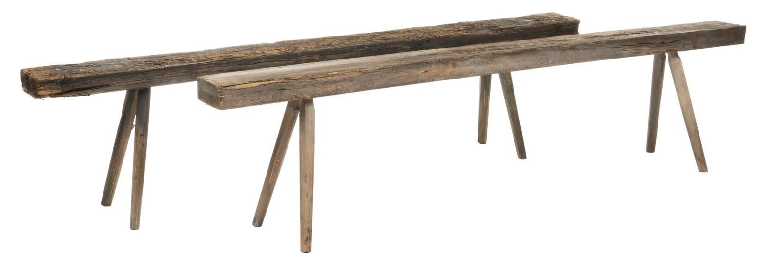 (2) Primitive Benches (1 of 5)