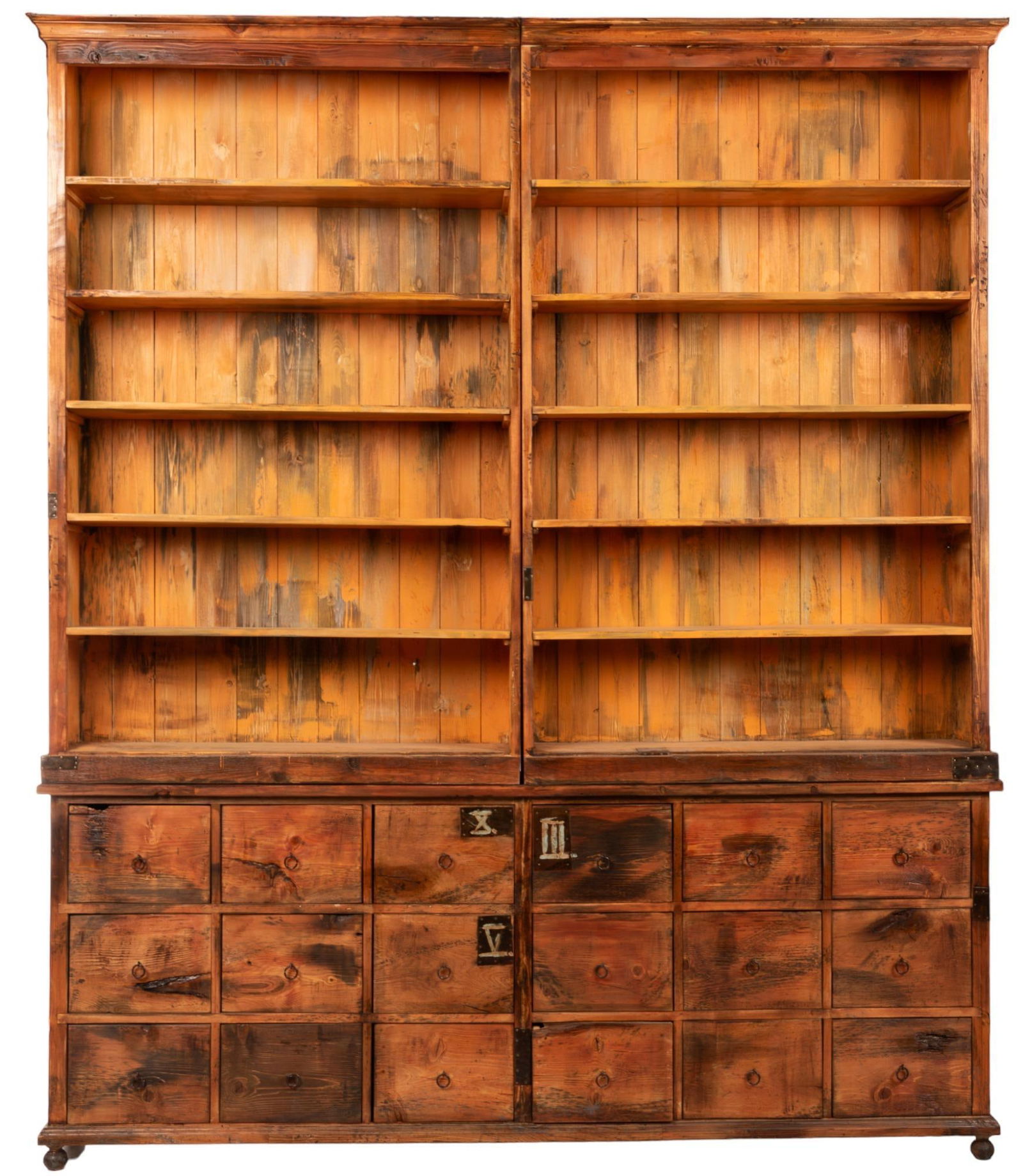 Rustic General Store Apothecary Cabinet (1 of 5)