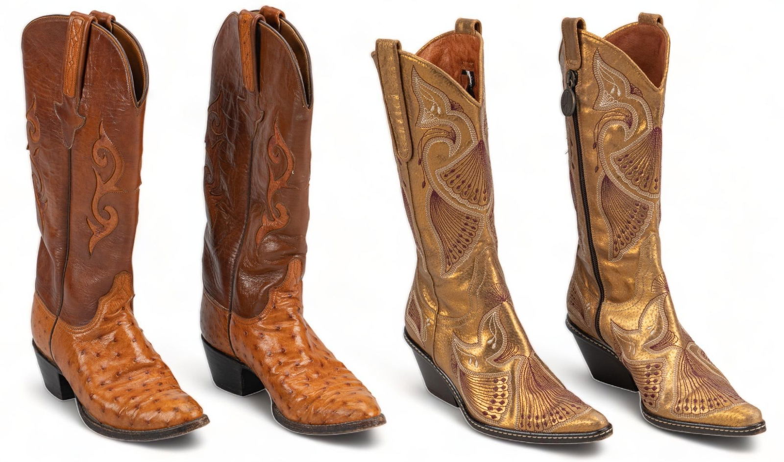 (2) Pairs of Cowboy Boots (1 of 11)