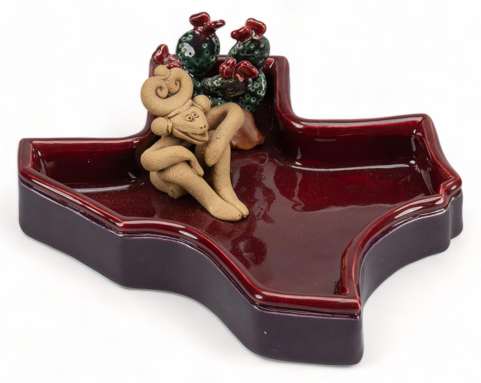Bill Wilhelmi, Texas-Shaped Dish (1 of 8)