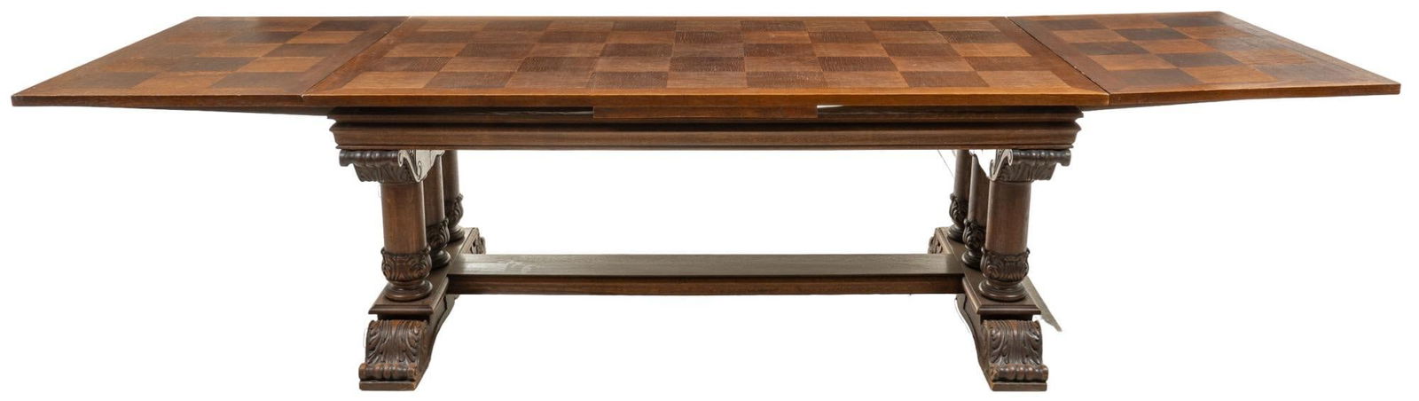 Heavy Checkerboard Dining Table (1 of 8)