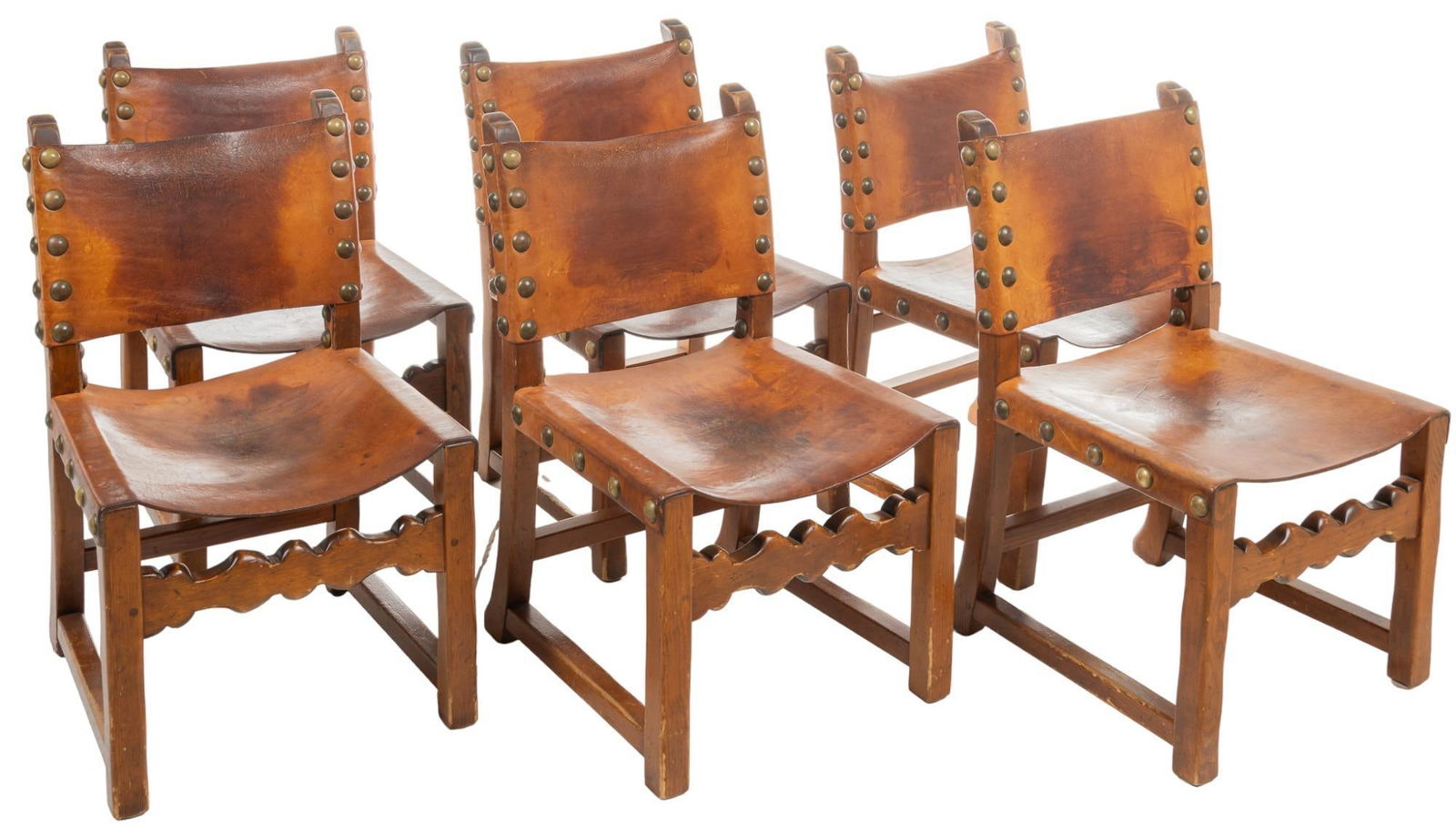 Set of (6) W.R. Dallas (TX) "Spanish Armchairs" (1 of 6)
