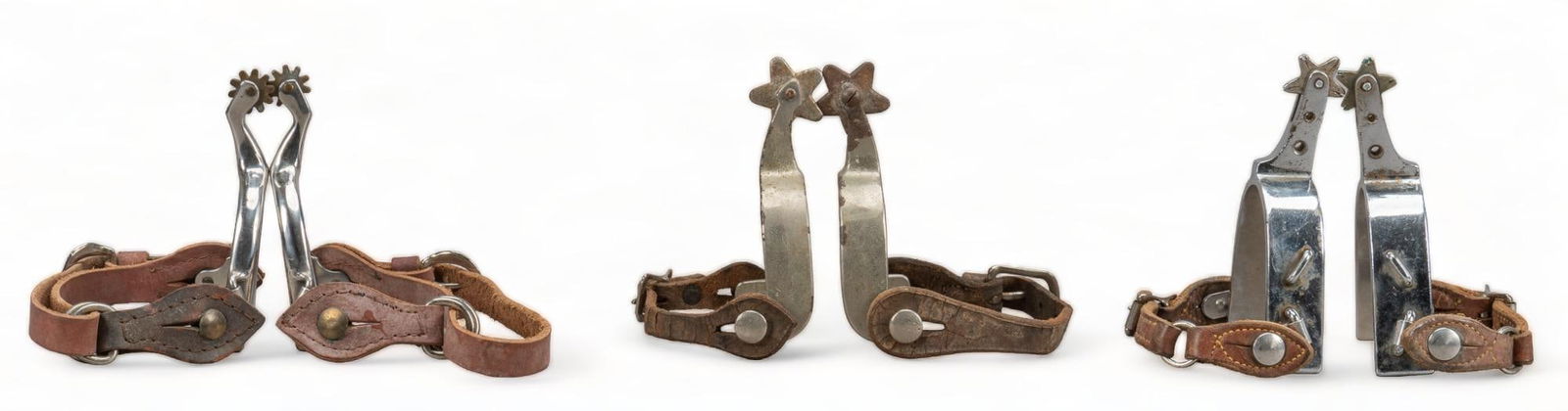 (3) Pairs of Cowboy Spurs (1 of 6)