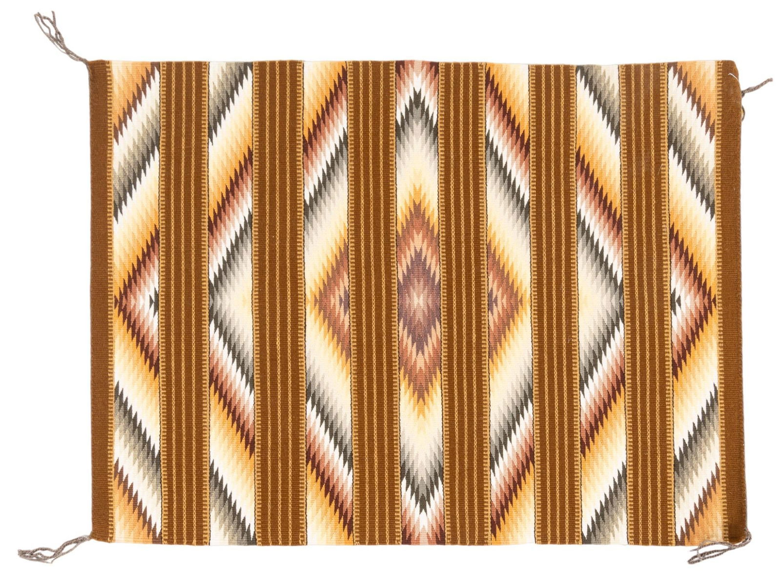 Verna Smith, Eye Dazzler Style Navajo Rug. 3 ft. 1 in. x 2 ft. 3 in. (1 of 3)