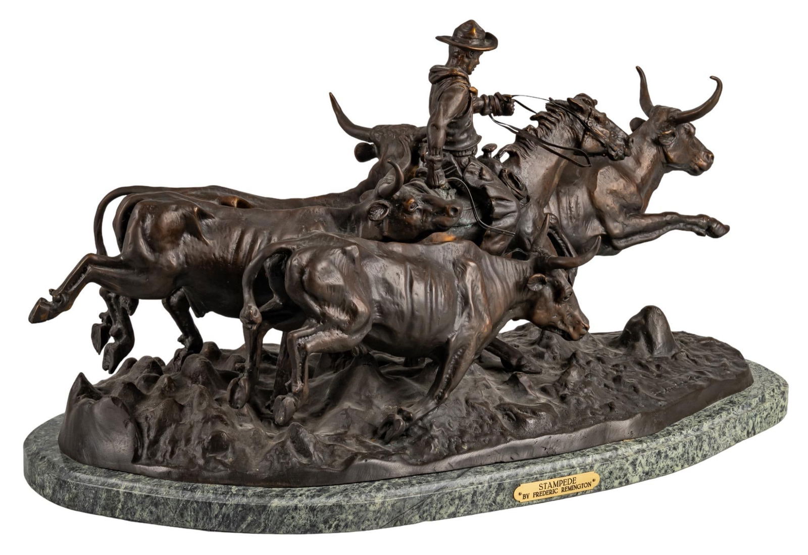 Frederic Remington, "Stampede" (1 of 6)