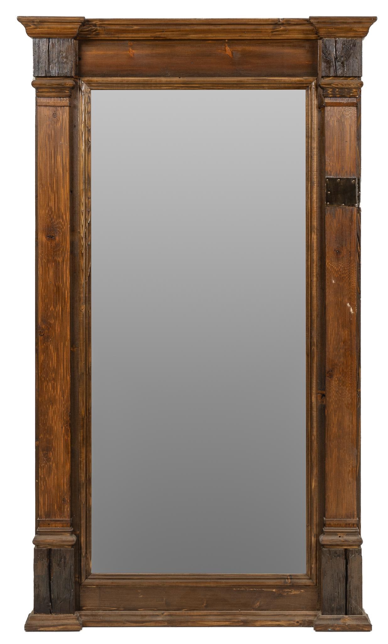 Rustic Painted Full Length Mirror (1 of 4)