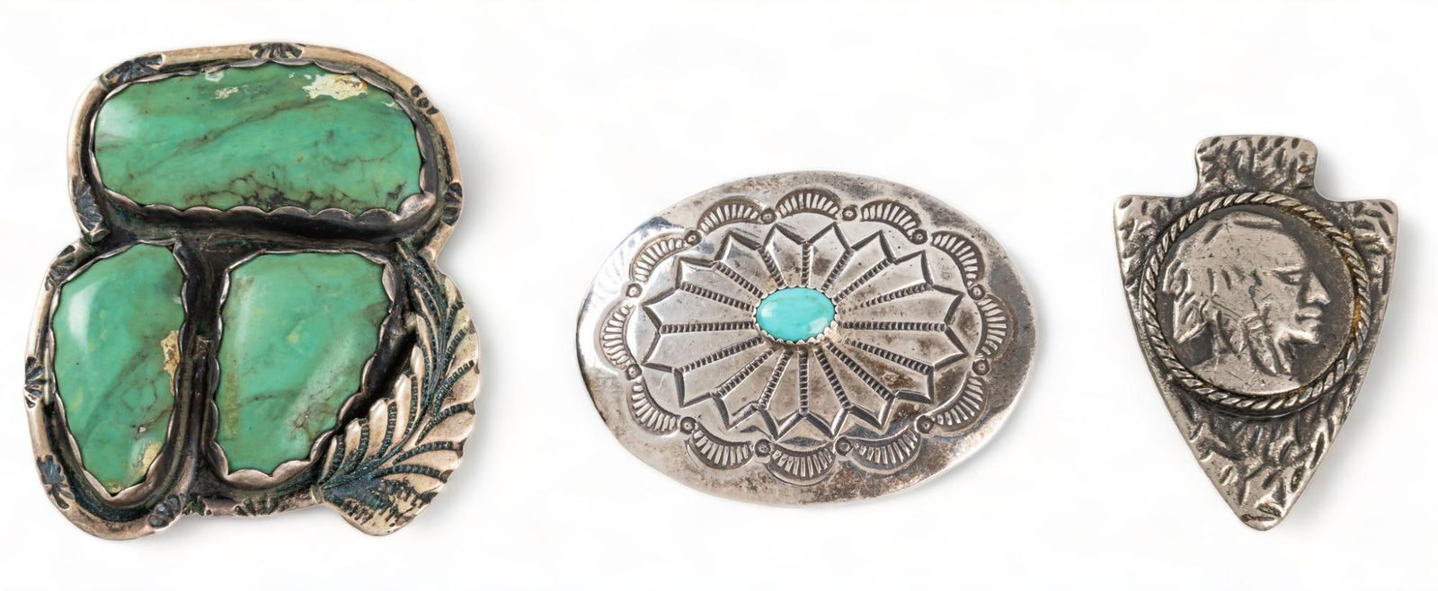 (3) Bolo Tie Buckles (1 of 6)